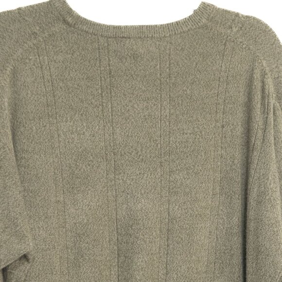 Dockers Size XL Cozy Olive Green Cable Knit Sweater - Picture 7 of 8